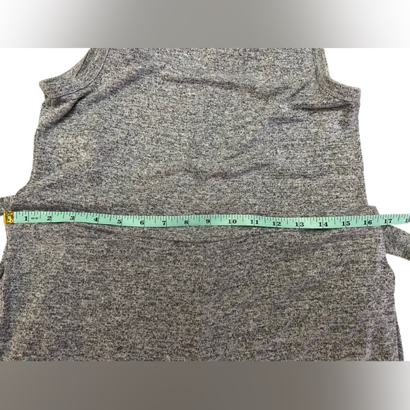 Gap soft spun grey marle women's sleeveless wide leg romper size M - Picture 5 of 9